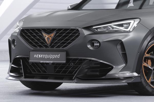 CSR Frontspoiler | Cup-Spoilerlippe mit ABE für Cupra Formentor VZ5 CSL738-L schwarz matt (Lackierung erforderlich)