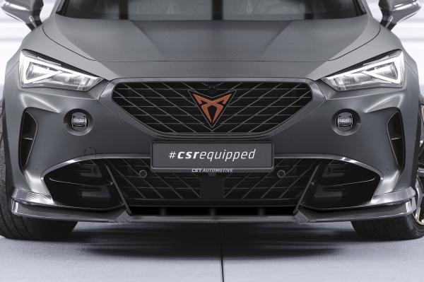 CSR Frontspoiler | Cup-Spoilerlippe mit ABE für Cupra Formentor VZ5 CSL738-L schwarz matt (Lackierung erforderlich)