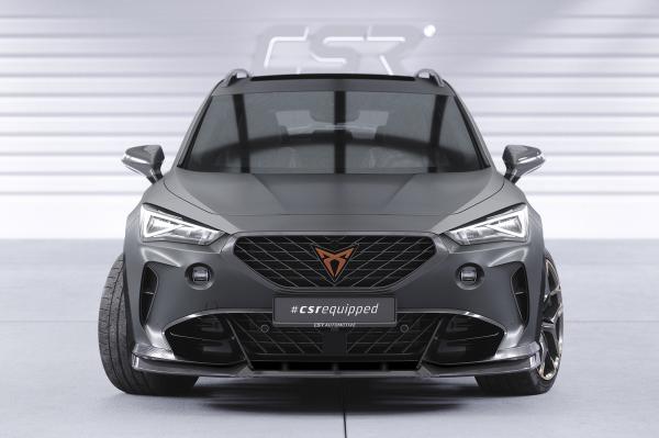 CSR Frontspoiler | Cup-Spoilerlippe mit ABE für Cupra Formentor VZ5 CSL738-L schwarz matt (Lackierung erforderlich)