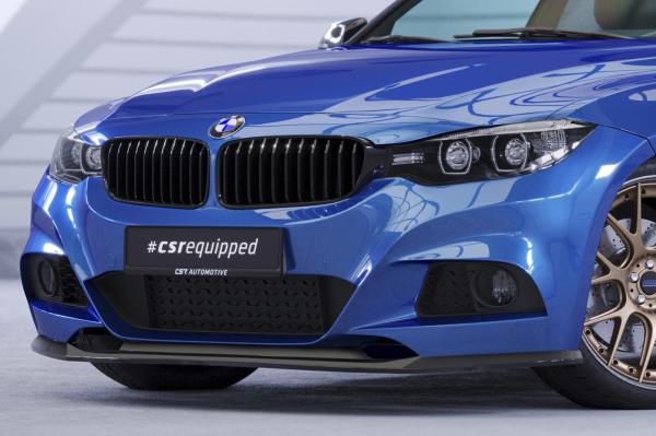 CSR Frontspoiler | Cup-Spoilerlippe mit ABE für BMW 3er F34 Gran Turismo CSL741-L Lackierung erforderlich (schwarz matt)