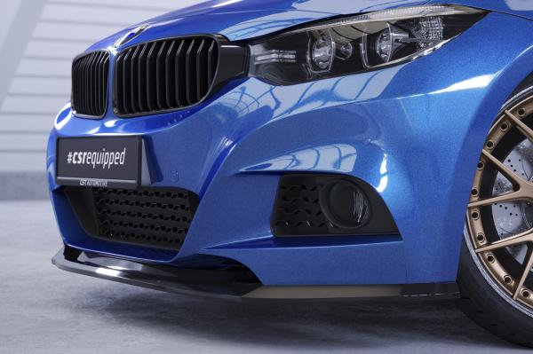 CSR Frontspoiler | Cup-Spoilerlippe mit ABE für BMW 3er F34 Gran Turismo CSL741-L Lackierung erforderlich (schwarz matt)