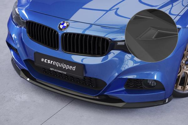 CSR Frontspoiler | Cup-Spoilerlippe mit ABE für BMW 3er F34 Gran Turismo CSL741-L Lackierung erforderlich (schwarz matt)