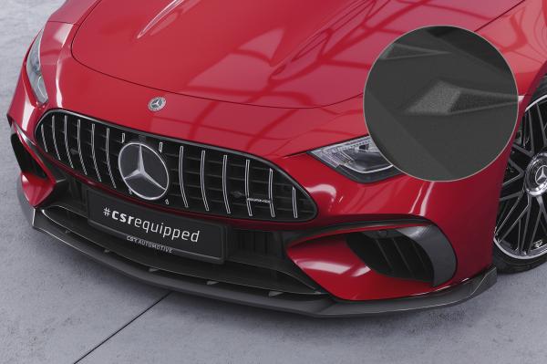 CSR Frontspoiler | Cup-Spoilerlippe mit ABE für Mercedes-Benz SL (R232) AMG CSL745-S Strukturiert schwarz matt (keine Lackierung erforderlich)