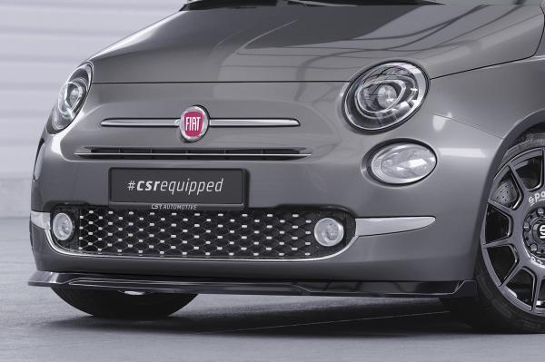 CSR Frontspoiler | Cup-Spoilerlippe mit ABE für Fiat 500 CSL749-L schwarz matt (Lackierung erforderlich)