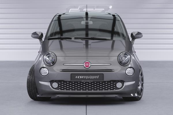 CSR Frontspoiler | Cup-Spoilerlippe mit ABE für Fiat 500 CSL749-L schwarz matt (Lackierung erforderlich)