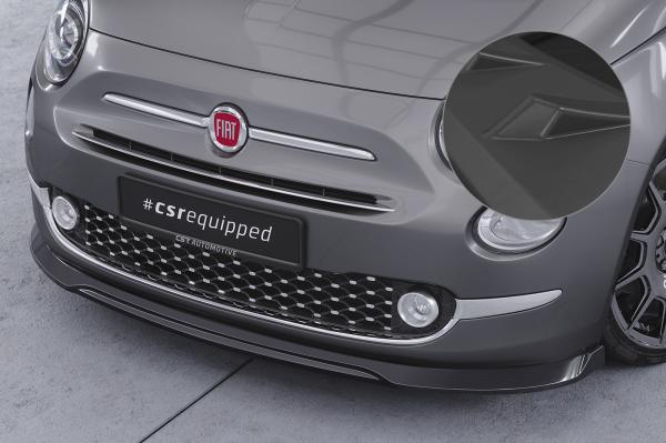 CSR Frontspoiler | Cup-Spoilerlippe mit ABE für Fiat 500 CSL749-L schwarz matt (Lackierung erforderlich)