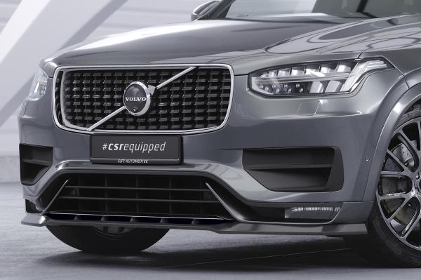 CSR Frontspoiler | Cup-Spoilerlippe mit ABE für Volvo XC 90 (2. Gen) CSL752-C Carbon Look Hochglanz (keine Lackierung erforderlich)