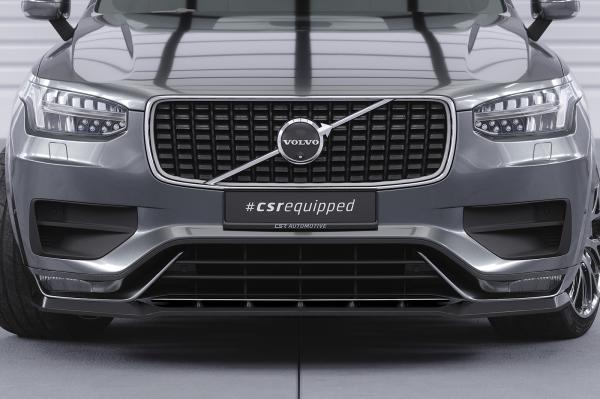 CSR Frontspoiler | Cup-Spoilerlippe mit ABE für Volvo XC 90 (2. Gen) CSL752-C Carbon Look Hochglanz (keine Lackierung erforderlich)