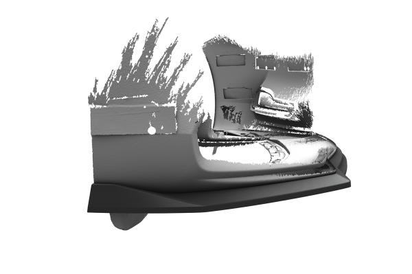 CSR Frontspoiler | Cup-Spoilerlippe mit ABE für Infiniti Q60 CSL754-C Carbon Look Hochglanz (keine Lackierung erforderlich)