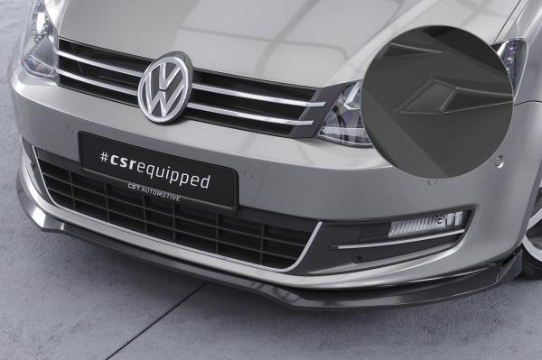 CSR Frontspoiler | Cup-Spoilerlippe mit ABE für VW Sharan 2 (7N) CSL757-L schwarz matt (Lackierung erforderlich)