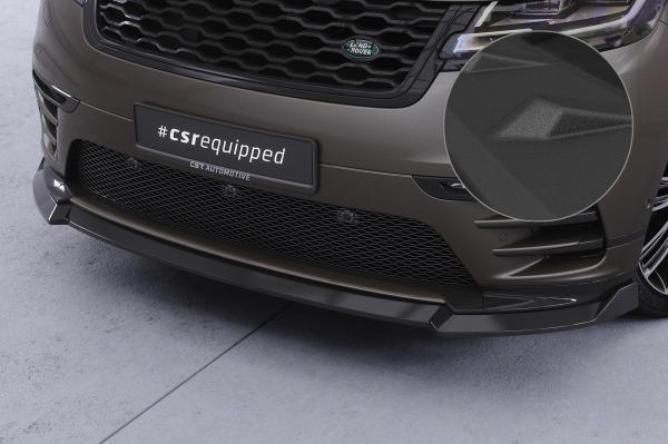 CSR Frontspoiler | Cup-Spoilerlippe mit ABE für Land Rover Range Rover Velar (L560) CSL760-S schwarz matt strukturiert (keine Lackierung erforderlich)
