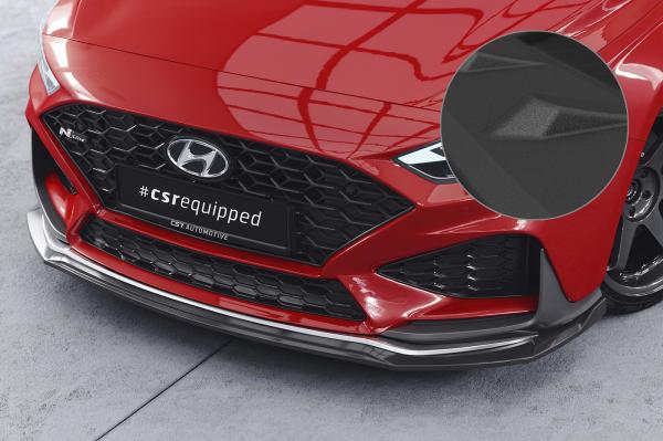 CSR Frontspoiler | Cup-Spoilerlippe mit ABE für Hyundai I30 (PD) N / N-Line CSL763-S schwarz matt strukturiert (keine Lackierung erforderlich)