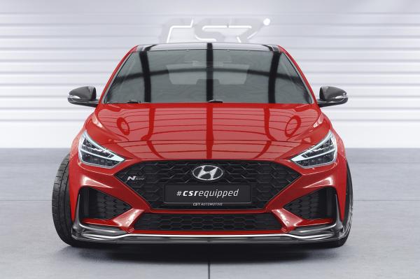 CSR Frontspoiler | Cup-Spoilerlippe mit ABE für Hyundai I30 (PD) N / N-Line CSL763-L schwarz matt (Lackierung erforderlich)