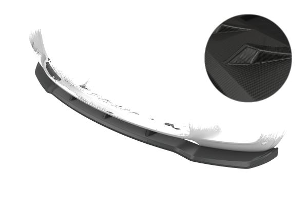 CSR Frontspoiler | Cup-Spoilerlippe mit ABE für BMW X5 E70 CSL764-M Carbon Look matt strukturiert (keine Lackierung erforderlich)