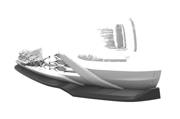 CSR Frontspoiler | Cup-Spoilerlippe mit ABE für VW T-Roc (A1) Facelift CSL766-L Lackierung erforderlich (schwarz matt)
