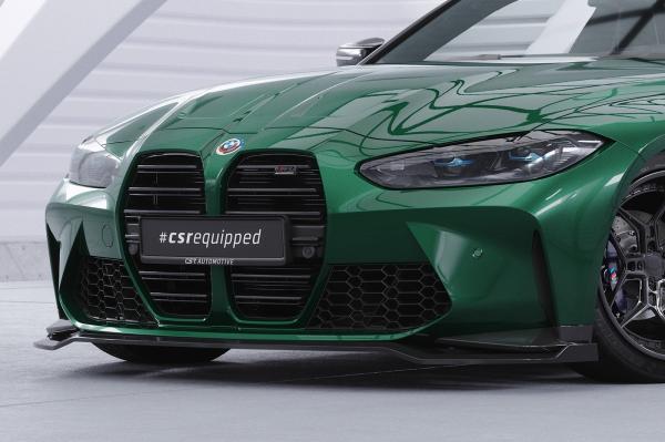 CSR Frontspoiler | Cup-Spoilerlippe mit ABE für BMW M3 (G80/G81) / M4 (G82/G83) CSL769-L schwarz matt (Lackierung erforderlich)