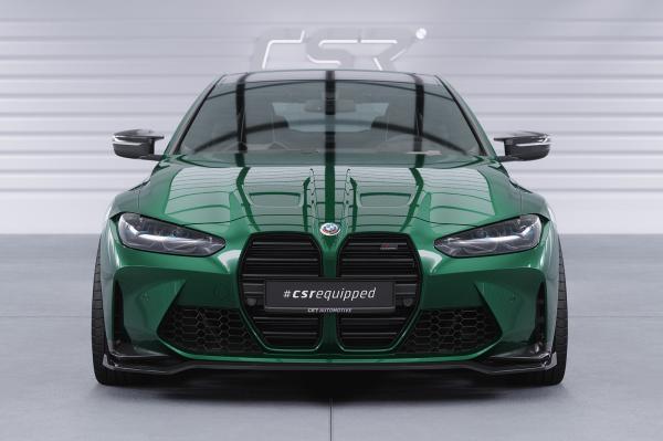CSR Frontspoiler | Cup-Spoilerlippe mit ABE für BMW M3 (G80/G81) / M4 (G82/G83) CSL769-L schwarz matt (Lackierung erforderlich)