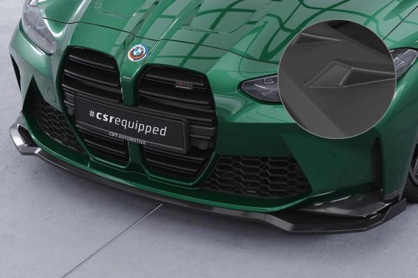 CSR Frontspoiler | Cup-Spoilerlippe mit ABE für BMW M3 (G80/G81) / M4 (G82/G83) CSL769-L schwarz matt (Lackierung erforderlich)
