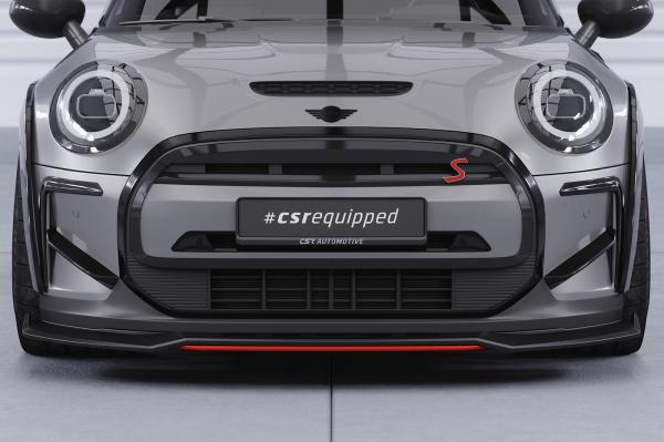 CSR Frontspoiler | Cup-Spoilerlippe mit ABE für Mini F56 Cooper SE CSL775-G Glossy schwarz Hochglanz (keine Lackierung erforderlich)