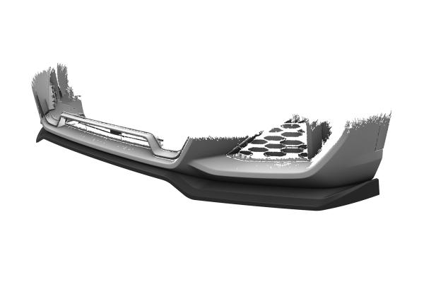 CSR Frontspoiler | Cup-Spoilerlippe mit ABE für BMW X1 U11 M-Paket CSL777-G Glossy schwarz Hochglanz (keine Lackierung erforderlich)