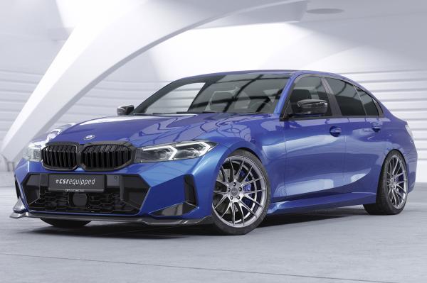 CSR Frontspoiler | Cup-Spoilerlippe mit ABE für BMW 3er G20 / G21 CSL778-L schwarz matt (Lackierung erforderlich)