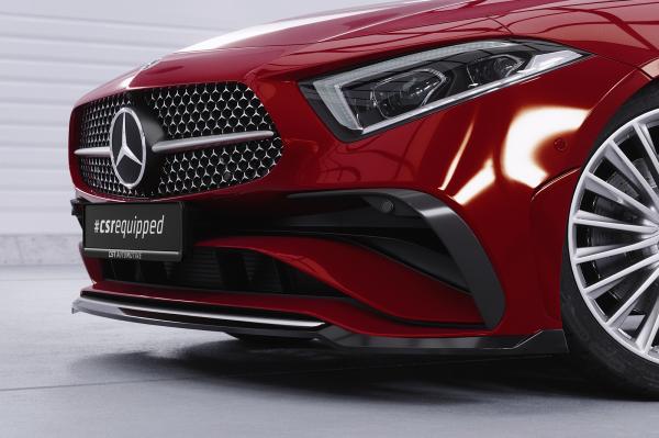 CSR Frontspoiler | Cup-Spoilerlippe mit ABE für Mercedes-Benz CLS (C257) CSL779-L schwarz matt (Lackierung erforderlich)