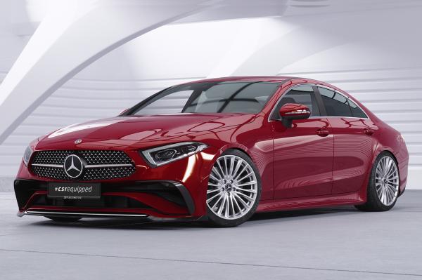 CSR Frontspoiler | Cup-Spoilerlippe mit ABE für Mercedes-Benz CLS (C257) CSL779-L schwarz matt (Lackierung erforderlich)