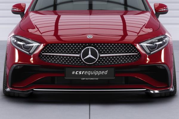 CSR Frontspoiler | Cup-Spoilerlippe mit ABE für Mercedes-Benz CLS (C257) CSL779-L schwarz matt (Lackierung erforderlich)