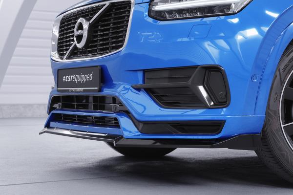 CSR Frontspoiler | Cup-Spoilerlippe mit ABE für Volvo XC90 (2.Gen) R-Design CSL780-L schwarz matt (Lackierung erforderlich)
