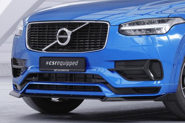 CSR Frontspoiler | Cup-Spoilerlippe mit ABE für Volvo XC90 (2.Gen) R-Design CSL780-L schwarz matt (Lackierung erforderlich)
