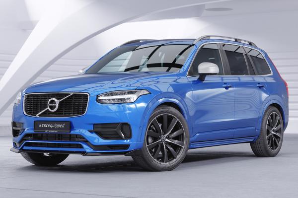 CSR Frontspoiler | Cup-Spoilerlippe mit ABE für Volvo XC90 (2.Gen) R-Design CSL780-L schwarz matt (Lackierung erforderlich)