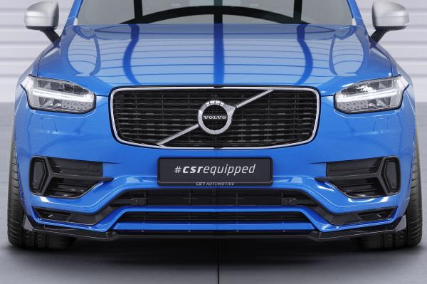 CSR Frontspoiler | Cup-Spoilerlippe mit ABE für Volvo XC90 (2.Gen) R-Design CSL780-L schwarz matt (Lackierung erforderlich)