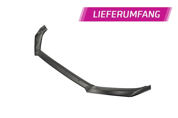 CSR Frontspoiler | Cup-Spoilerlippe mit ABE für Volvo XC90 (2.Gen) R-Design CSL780-L schwarz matt (Lackierung erforderlich)