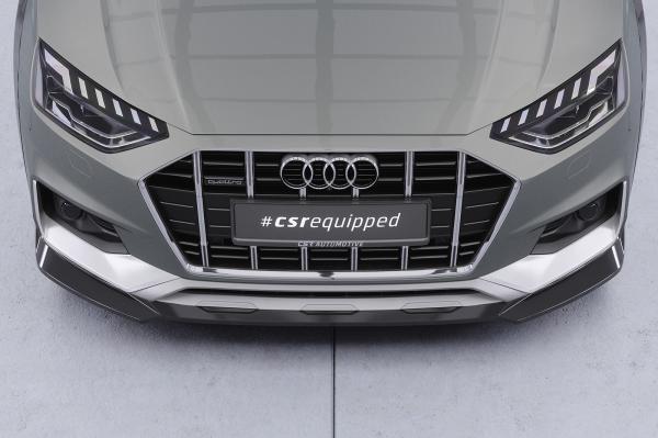 CSR Frontspoiler | Cup-Spoilerlippe mit ABE für Audi A4 B9 (Typ 8W) Allroad CSL783-M Carbon Look matt strukturiert (keine Lackierung erforderlich)