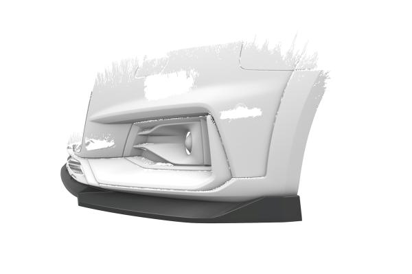 CSR Frontspoiler | Cup-Spoilerlippe mit ABE für Audi A4 B9 (Typ 8W) Allroad CSL783-M Carbon Look matt strukturiert (keine Lackierung erforderlich)