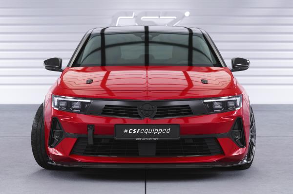 CSR Frontspoiler | Cup-Spoilerlippe mit ABE für Opel Astra L CSL785-M Carbon Look matt strukturiert (keine Lackierung erforderlich)