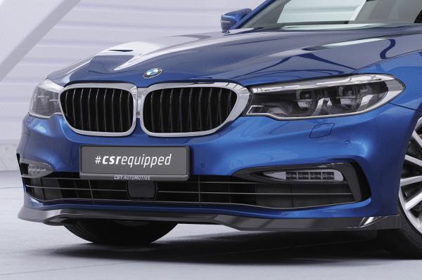 CSR Frontspoiler | Cup-Spoilerlippe mit ABE für BMW 5er G30 / G31 CSL791-L schwarz matt (Lackierung erforderlich)
