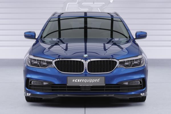 CSR Frontspoiler | Cup-Spoilerlippe mit ABE für BMW 5er G30 / G31 CSL791-L schwarz matt (Lackierung erforderlich)