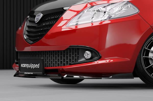 CSR Frontspoiler | Cup-Spoilerlippe mit ABE für Lancia Ypsilon (846) CSL792-L schwarz matt (Lackierung erforderlich)