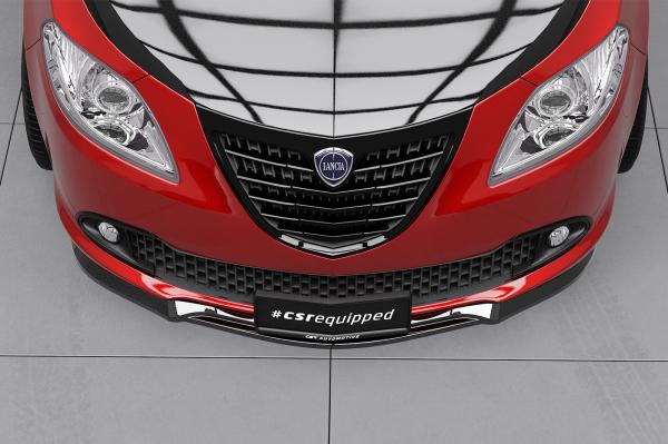 CSR Frontspoiler | Cup-Spoilerlippe mit ABE für Lancia Ypsilon (846) CSL792-L schwarz matt (Lackierung erforderlich)