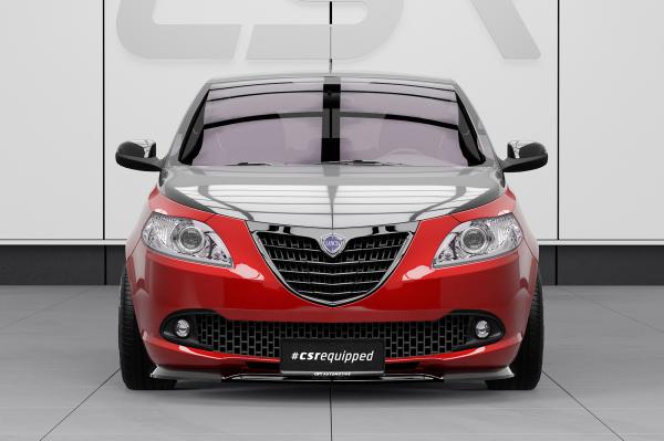 CSR Frontspoiler | Cup-Spoilerlippe mit ABE für Lancia Ypsilon (846) CSL792-L schwarz matt (Lackierung erforderlich)