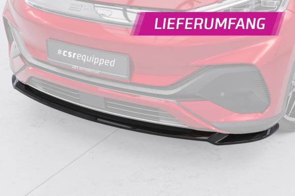 CSR Frontspoiler | Cup-Spoilerlippe mit ABE für BYD Atto 3 CSL794-L schwarz matt (Lackierung erforderlich)
