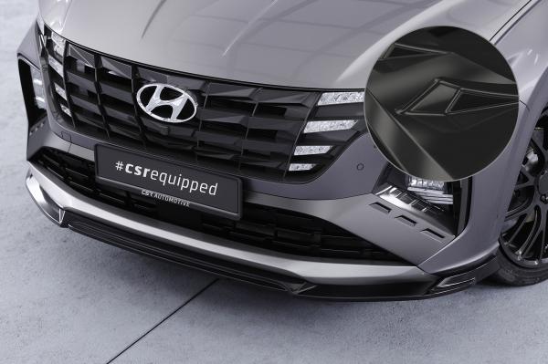 CSR Frontspoiler | Cup-Spoilerlippe mit ABE für Hyundai Tucson 4 (NX4) N-Line CSL795-G Glossy schwarz Hochglanz (keine Lackierung erforderlich)