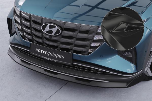 CSR Frontspoiler | Cup-Spoilerlippe mit ABE für Hyundai Tucson 4 (NX4) CSL796-G Glossy schwarz Hochglanz (keine Lackierung erforderlich)