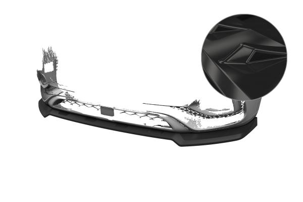 CSR Frontspoiler | Cup-Spoilerlippe mit ABE für MG EHS CSL798-G Glossy schwarz Hochglanz (keine Lackierung erforderlich)
