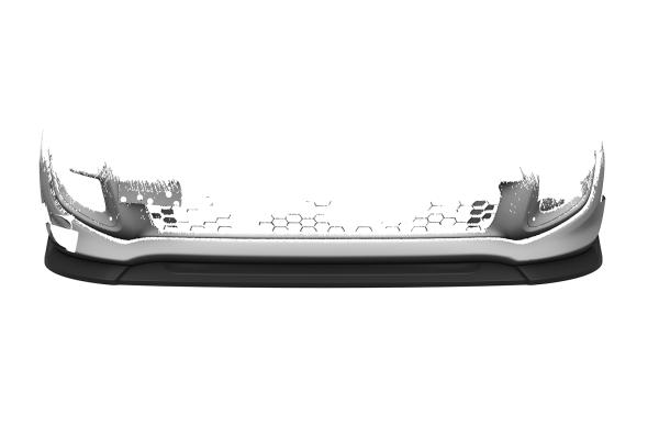 CSR Frontspoiler | Cup-Spoilerlippe mit ABE für Kia Picanto (TA) Sport CSL800-L schwarz matt (Lackierung erforderlich)