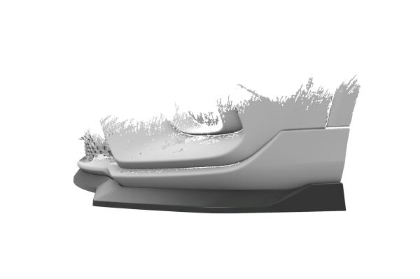 CSR Frontspoiler | Cup-Spoilerlippe mit ABE für MG ZS CSL801-C Carbon Look Hochglanz (keine Lackierung erforderlich)