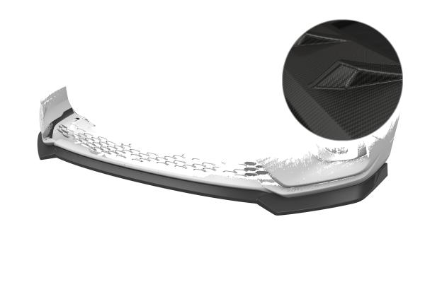 CSR Frontspoiler | Cup-Spoilerlippe mit ABE für MG ZS CSL801-M Carbon Look matt strukturiert (keine Lackierung erforderlich)