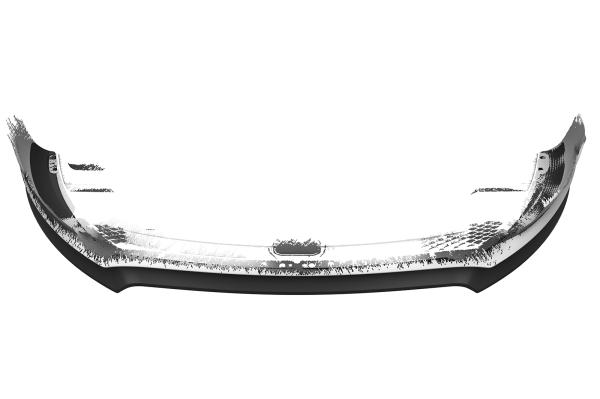 CSR Frontspoiler | Cup-Spoilerlippe mit ABE für Mercedes Benz T-Klasse / Citan (W420) CSL804-L schwarz matt (Lackierung erforderlich)