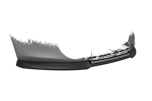 CSR Frontspoiler | Cup-Spoilerlippe mit ABE für Renault Zoe CSL806-L schwarz matt (Lackierung erforderlich)